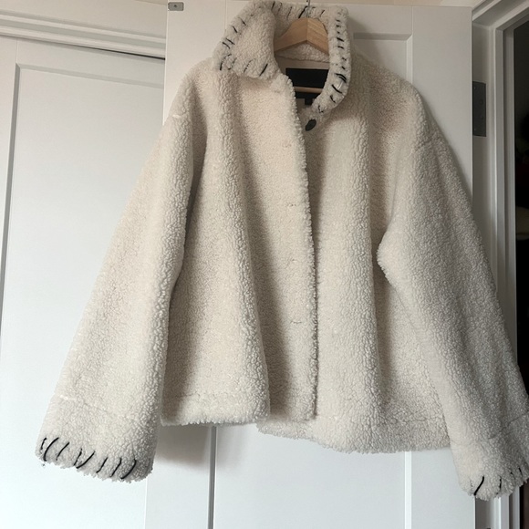 Faux shearling/teddy jacket - Picture 1 of 4